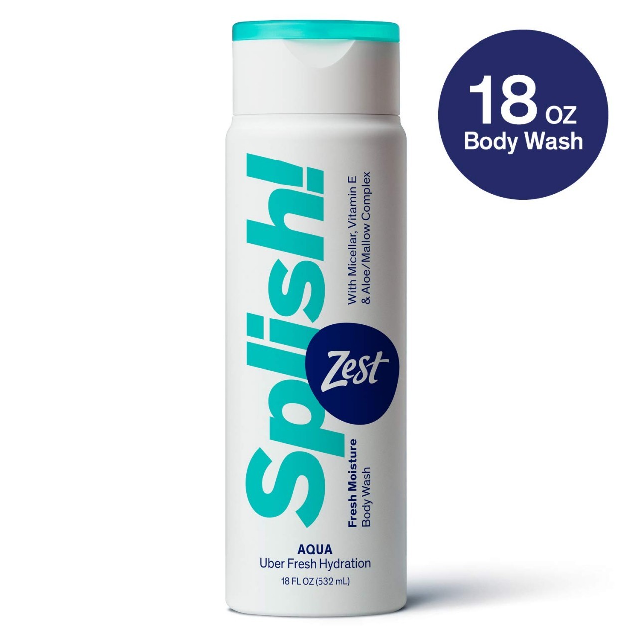 Zest Splish Aqua Body Wash 18 oz