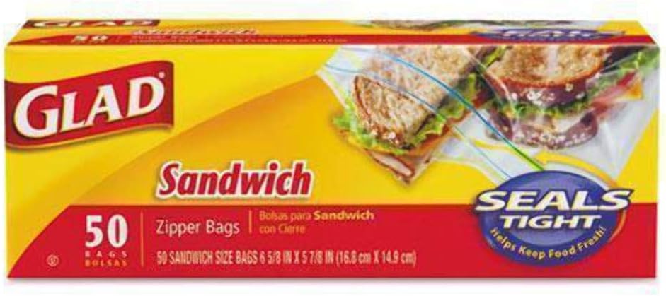 Glad Food Stor/Zip Sand 50's