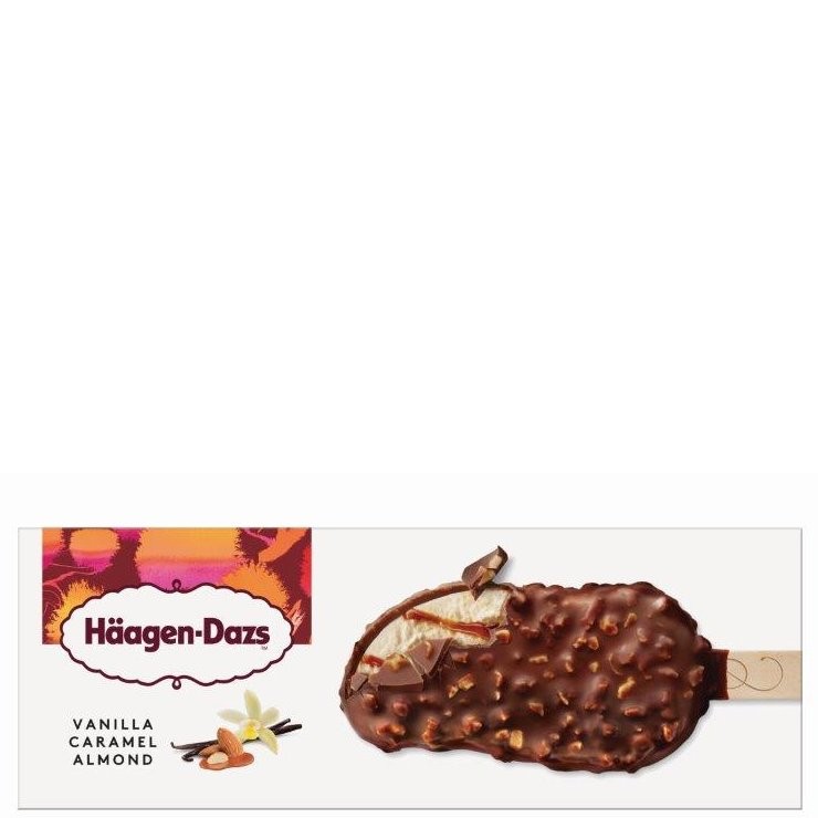 HAAGEN DAZS VAN CARAMEL ALMOND BAR 80ml