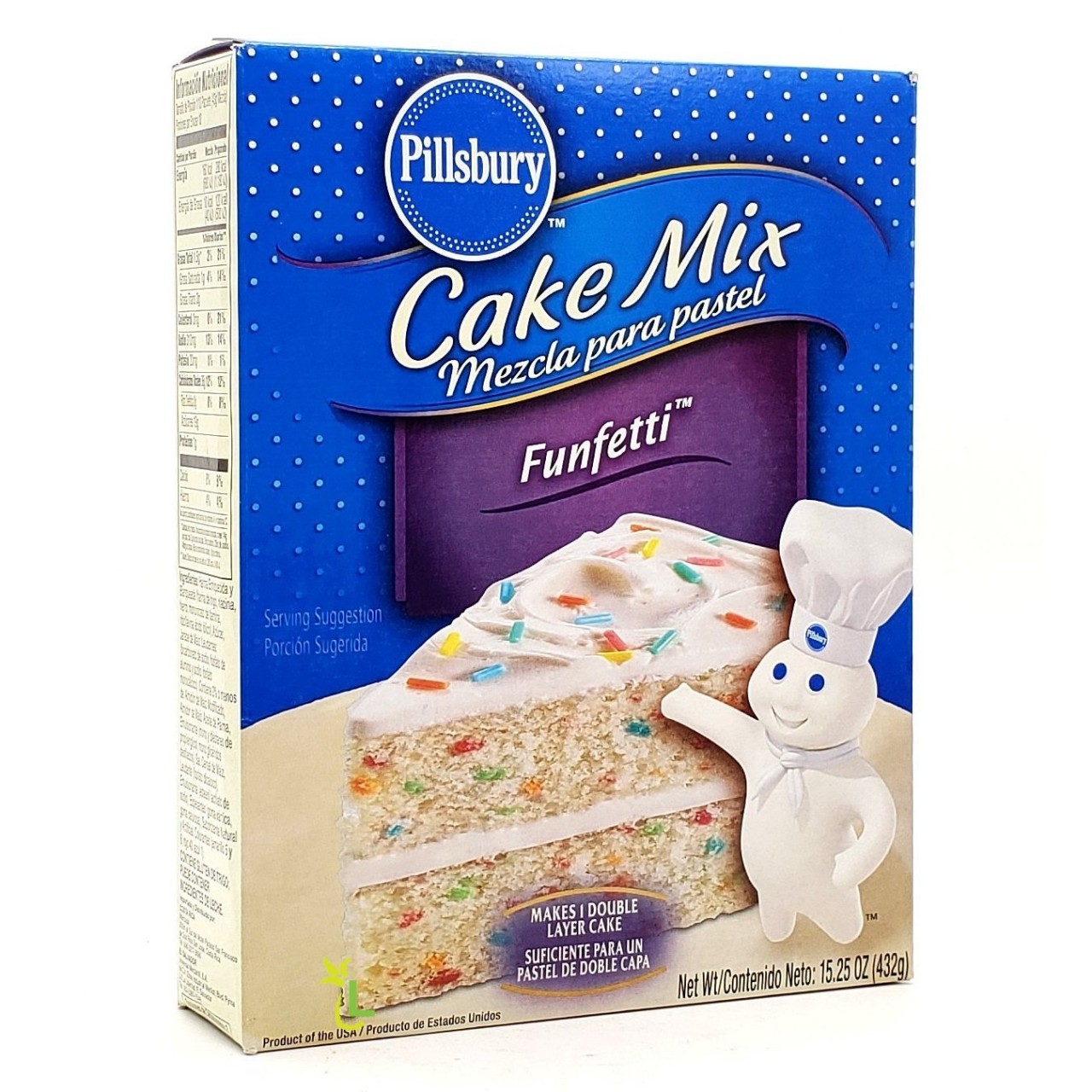 PILLSBURY CAKE MIX FUNFETTI 432g