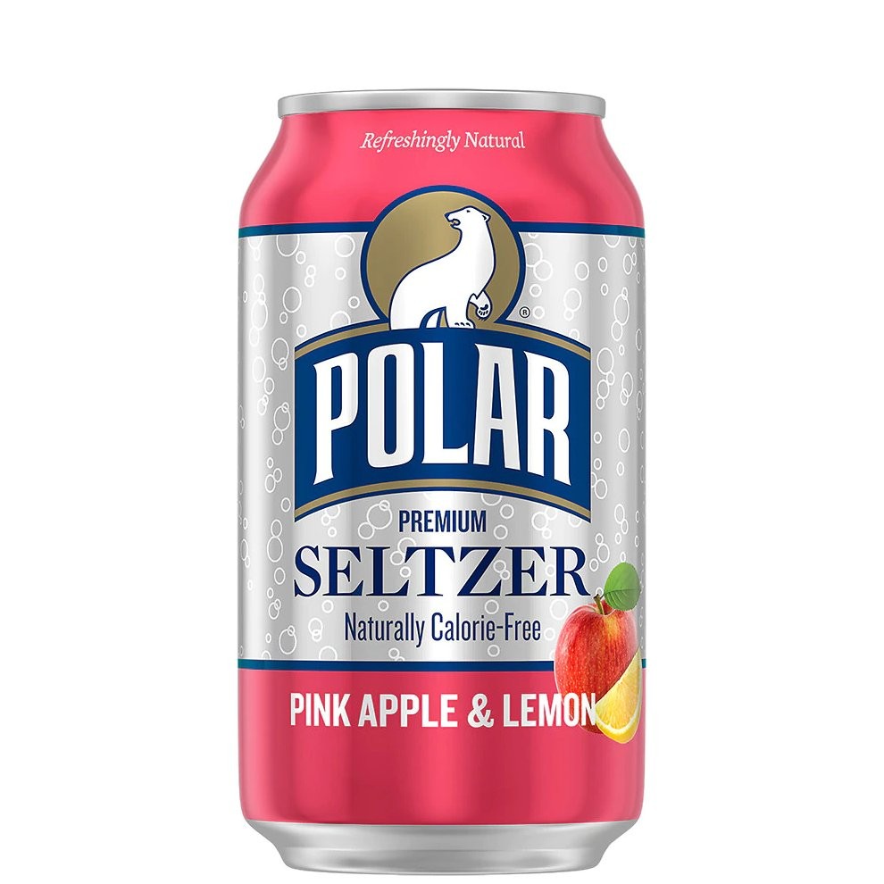 POLAR SELTZER PINK APPLE 12oz