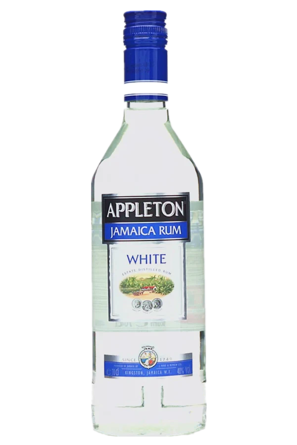 APPLETON WHITE JAMAICA RUM 750ML