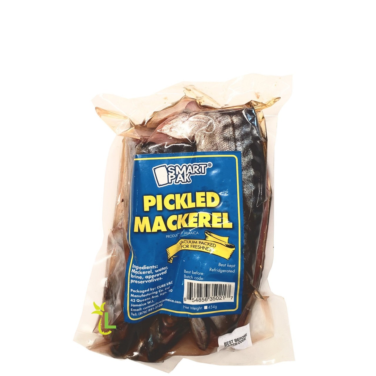 SMART PAK PICKLED MACKEREL BONE IN 454g