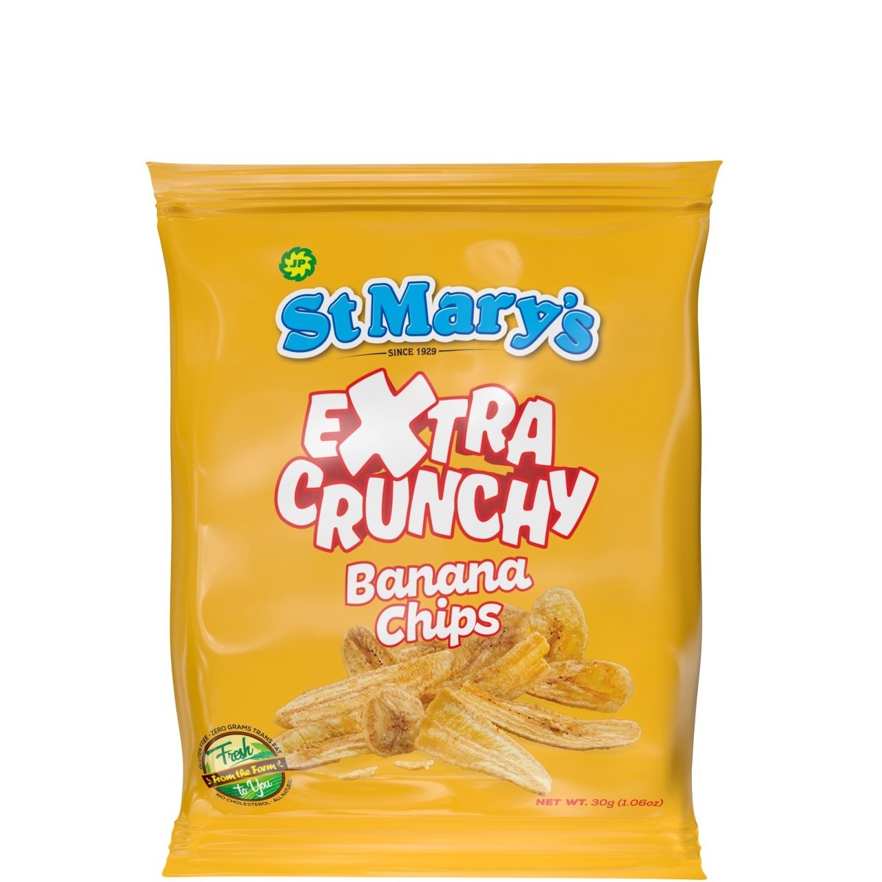 ST MARYS BANANA CHIPS EX CRUNCHY 30g