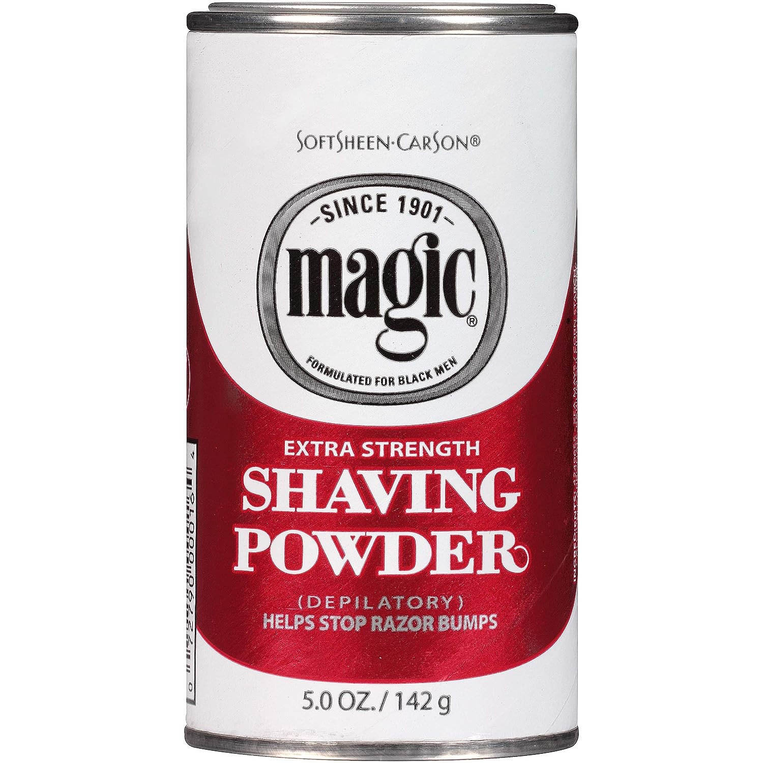 Magic Shave Shaving Powder Depilatory, Extra Strength 5 oz (142 g) . Magic Extra Strength Shaving Powder, Red, 5 Ounce