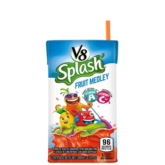 V8 SPLASH FRUIT MEDLEY 200ml