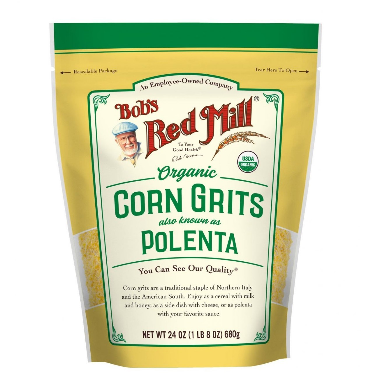 BOBS RED MILL CORN GRITS POLENTA 680g