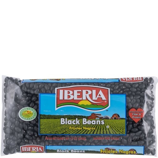 IBERIA BLACK BEANS 12oz