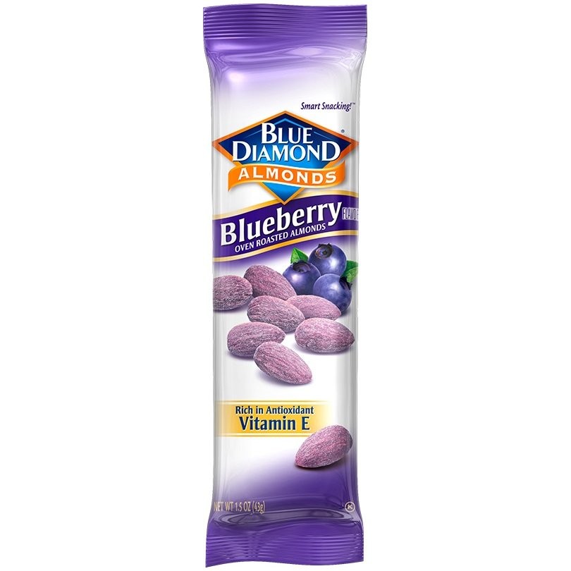 BLUE DIAMOND ALMOND ROASTED B/BERRY 43g