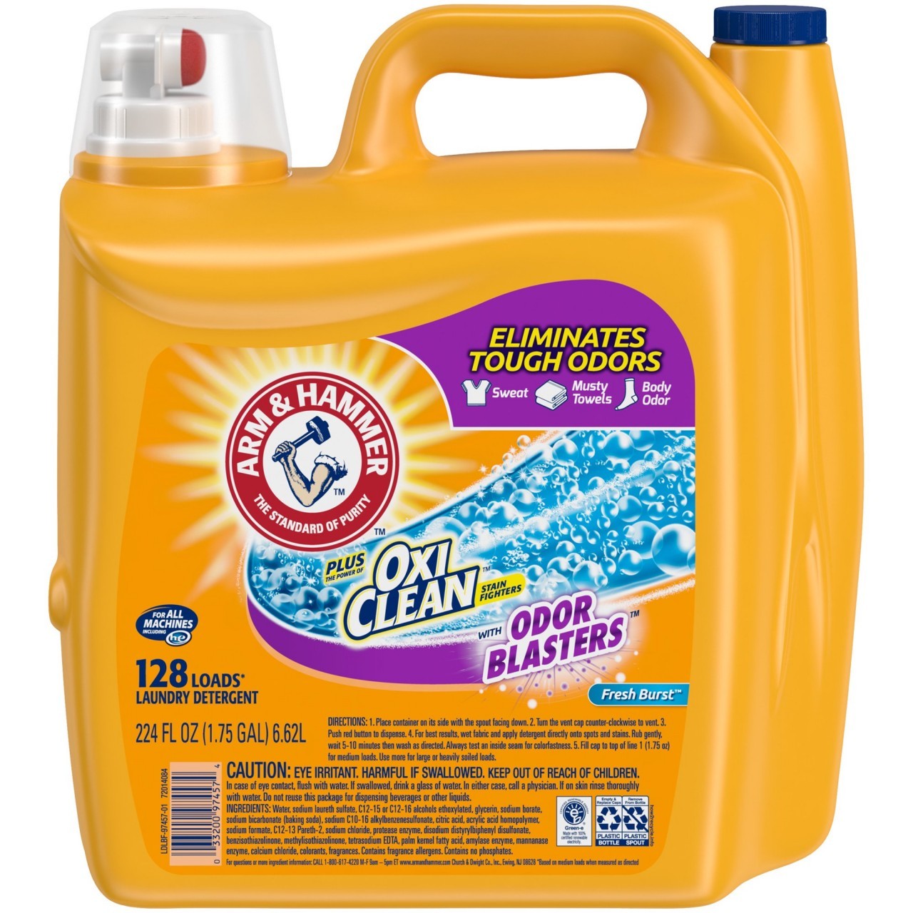 ARM & HMR LIQ DET OXI-CLN FR BURST 6.62L