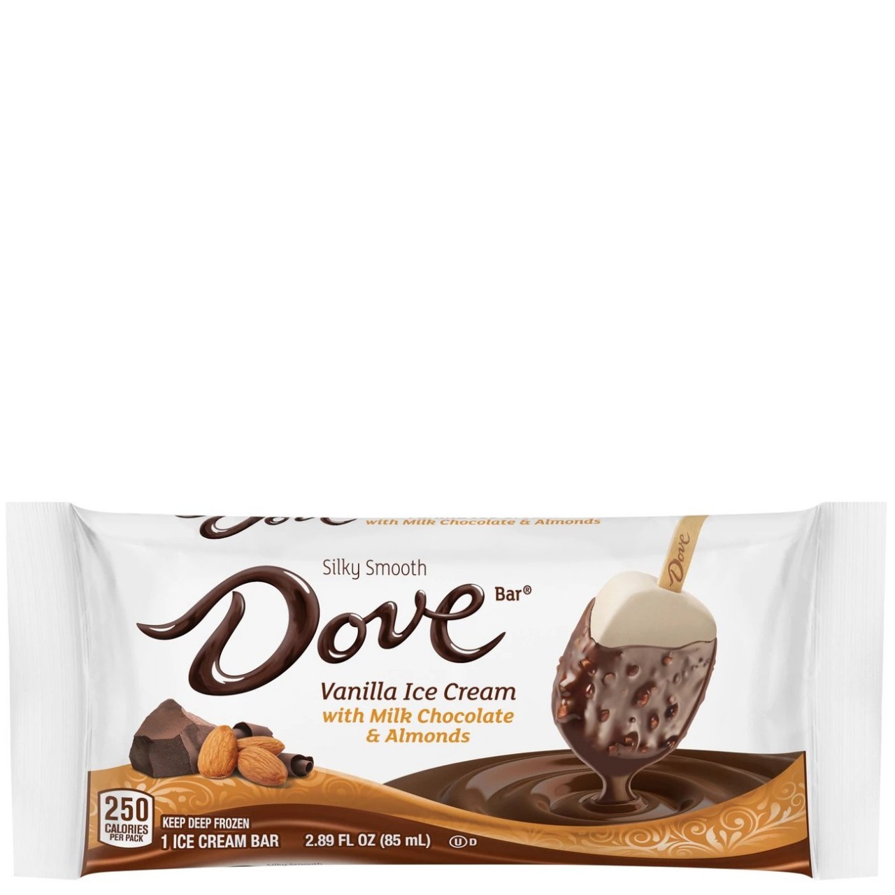 DOVE BAR ALMOND CHOCOLATE 108ml