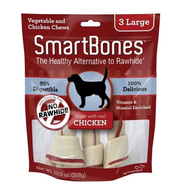SMART BONES VEG & CHICK LARGE 3ct