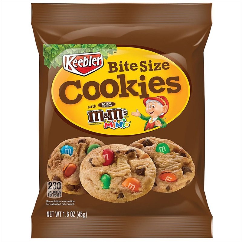 KEEBLER BITE SIZE COOKIES M&M 45g