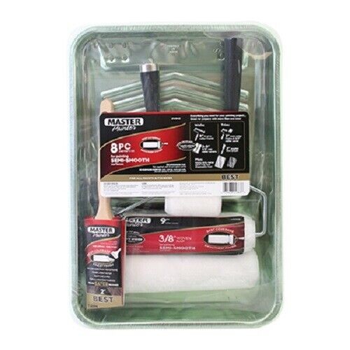 8 pcs. Metal Paint Tray Set