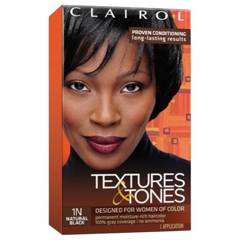 CLAIROL TEXT&TONES NATURAL BLACK 1N