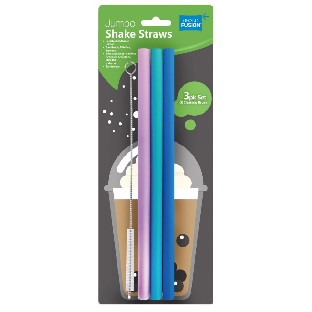 GRAND FUSION STRAWS JUMBO SHAKE 4ct