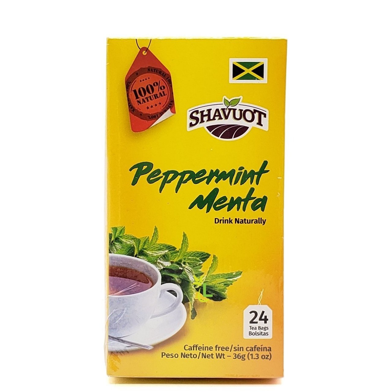 SHAVUOT TEA PEPPERMINT 43.2g 24s