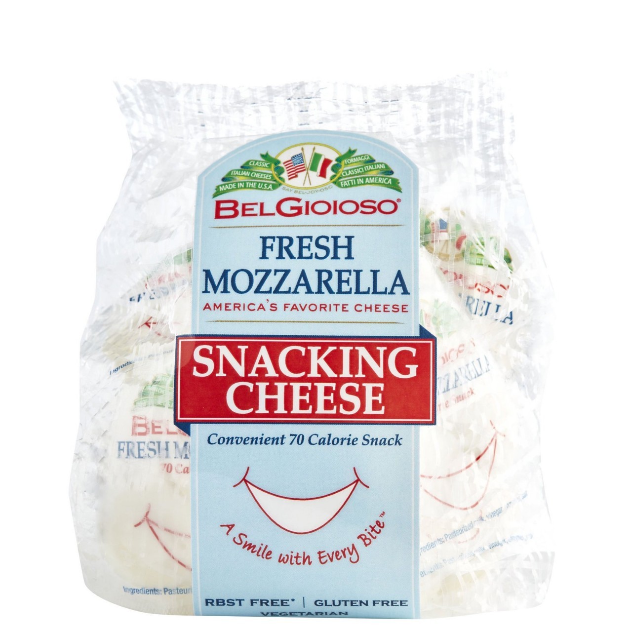 BELGIOIOSO MOZZARELLA SNACKING 18x1oz