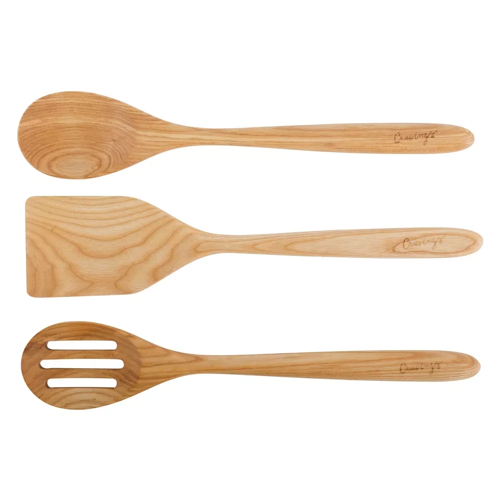 Cravings by Chrissy Teigen Ash Wood Kitchen Tool Set, 3pc