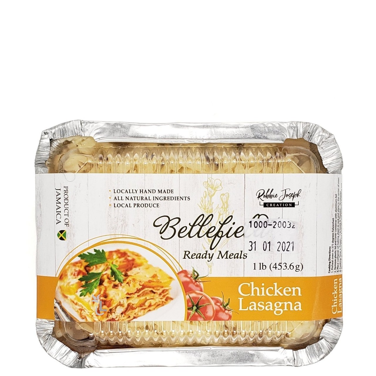 BELLEFIELD LASAGNA CHICKEN 1lb