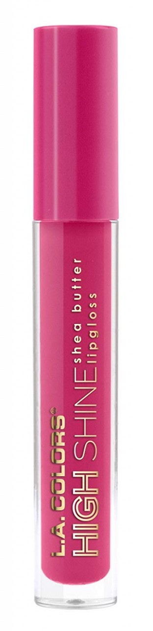 L.A. Colors High Shine Shea Butter Lip Gloss, Flaunt CLG938, 0.14oz