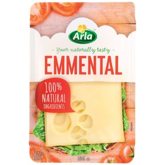 ARLA EMMENTAL SLICES 150g