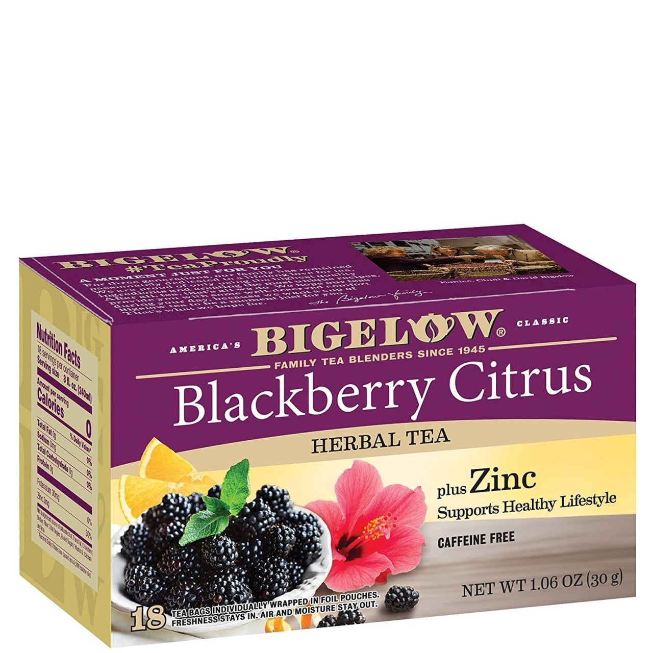 BIGELOW TEA HERB BLACKBERRY CITRUS 20s