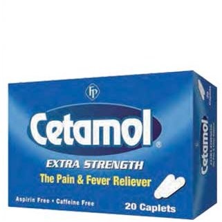 CETAMOL EXTRA STRENGTH 20s