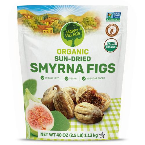 Happy Village Organic Sun Dried Figs 1.13 kg / 40 oz
