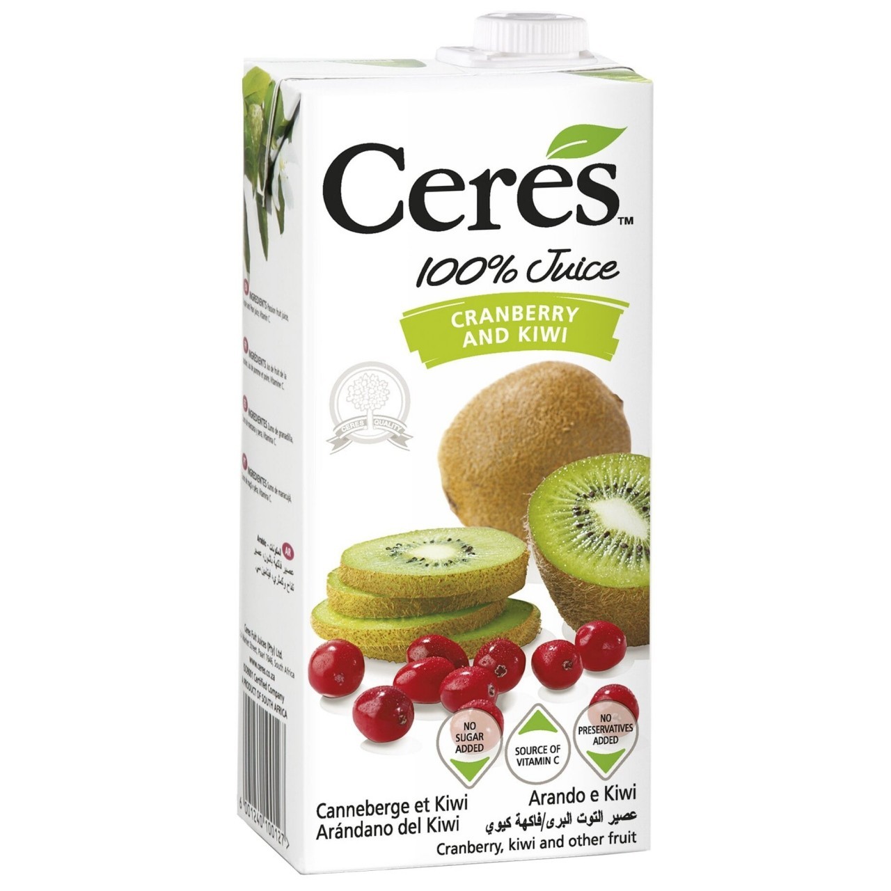 CERES CRANBERRY KIWI JUICE 1000ml