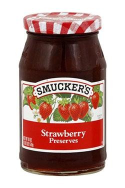 SMUCKERS PRESERVES STRAWBERRY 510g