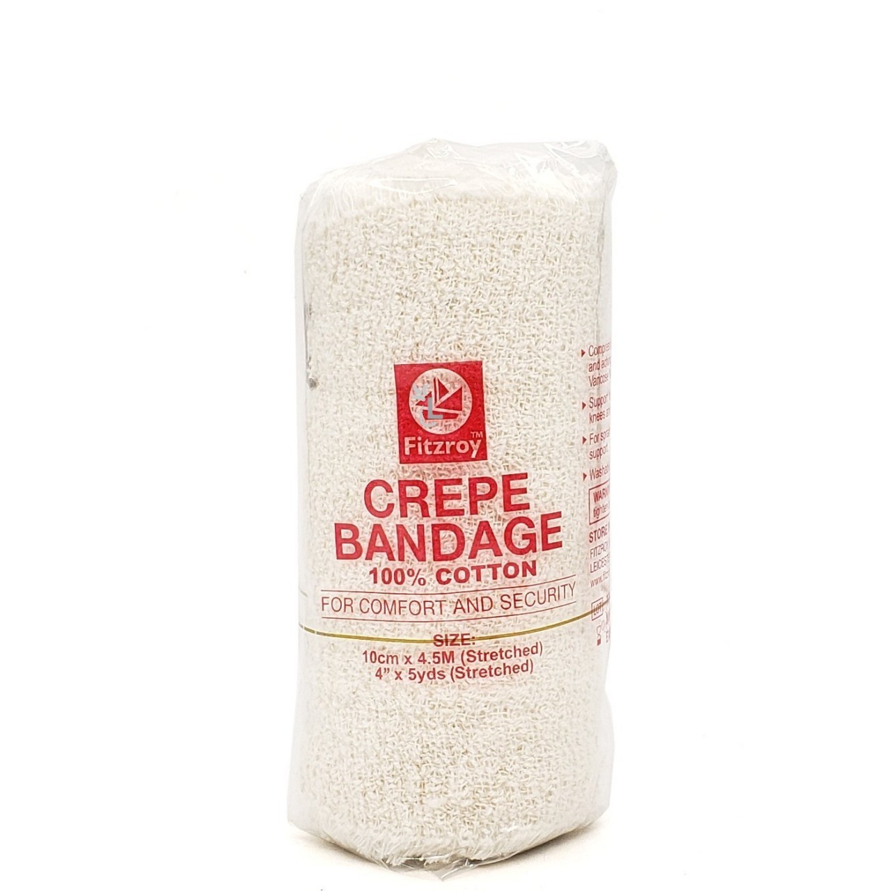 FITZROY CREPE BANDAGE 10x4.5
