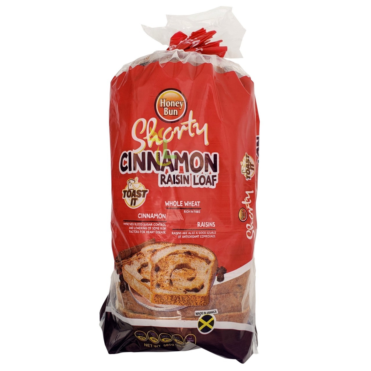 HONEY BUN SHORTY CINNAMON RAISIN 585g