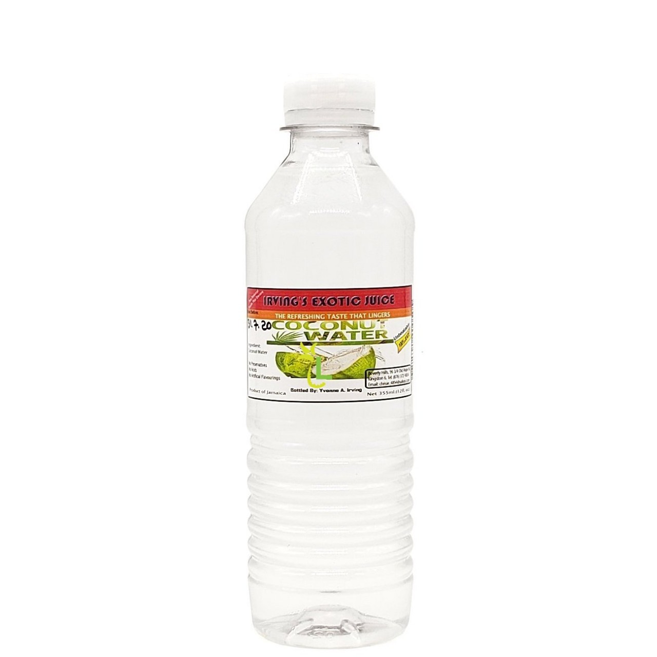 IRVINGS COCONUT WATER 355ml