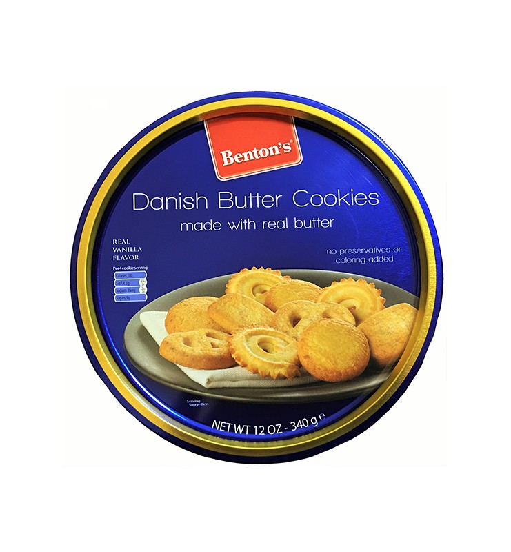 BENTON`S DANISH TIN COOKIES 340g (12oz)