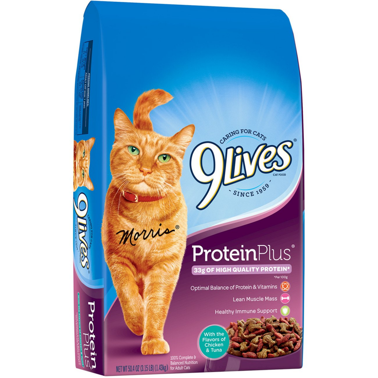 9LIVES PROTEIN PLUS 3.15lb