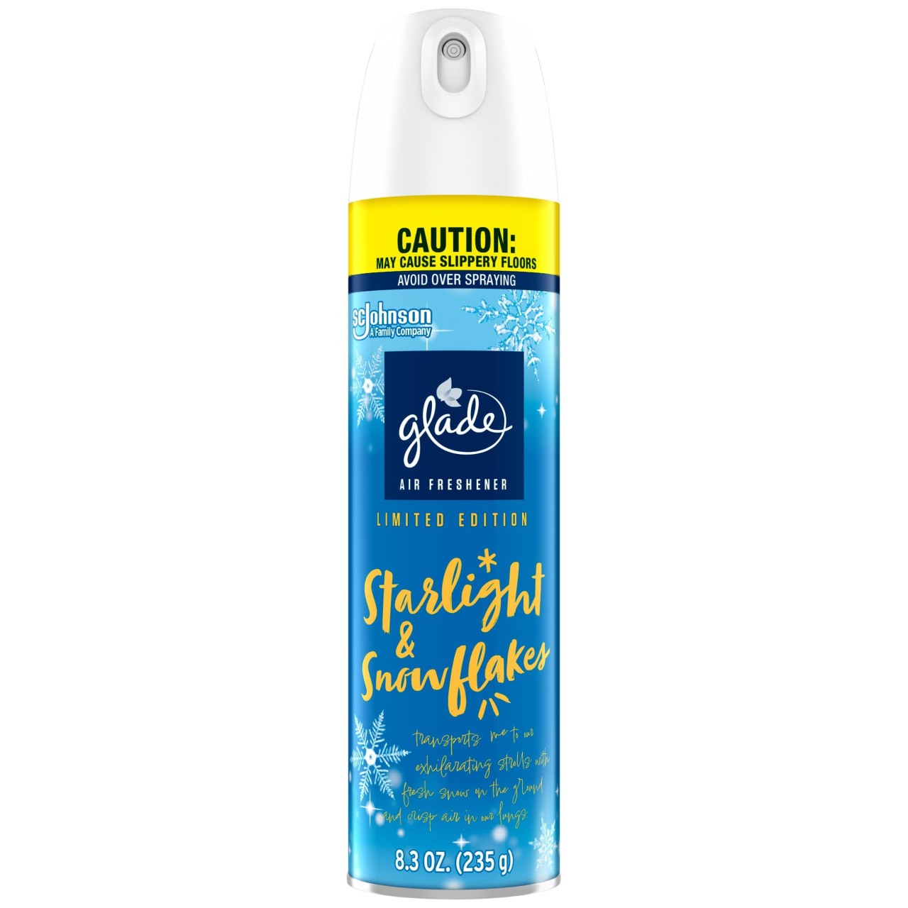 GLADE SPRAY STARLIGHT SNOWFLAKE 8.3oz