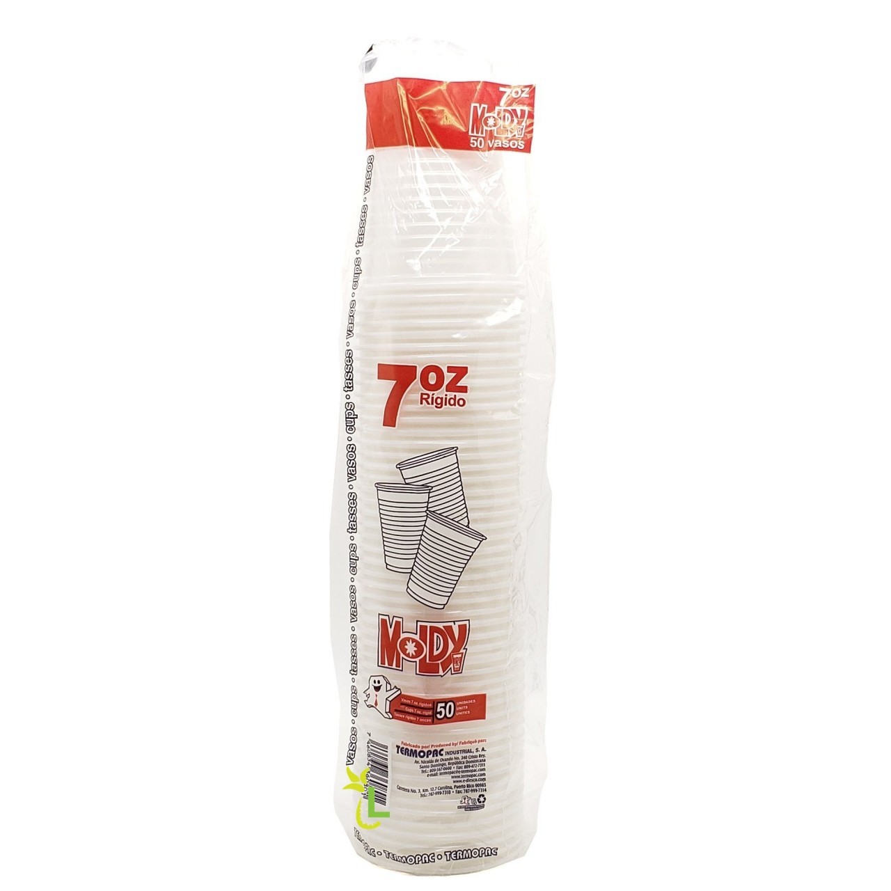 MOLDY PLASTIC CUPS 25x7oz