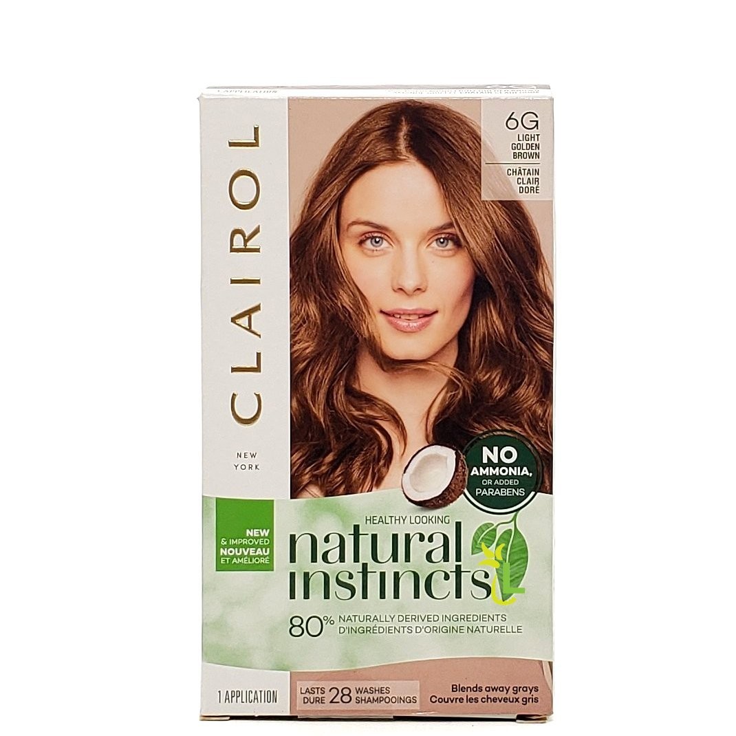 CLAIROL NAT INST 6G LIGHT GOLDEN BROWN