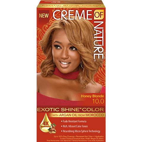 Creme of Nature Exotic Shine Color, Honey Blonde, 10.0 Fluid Ounce