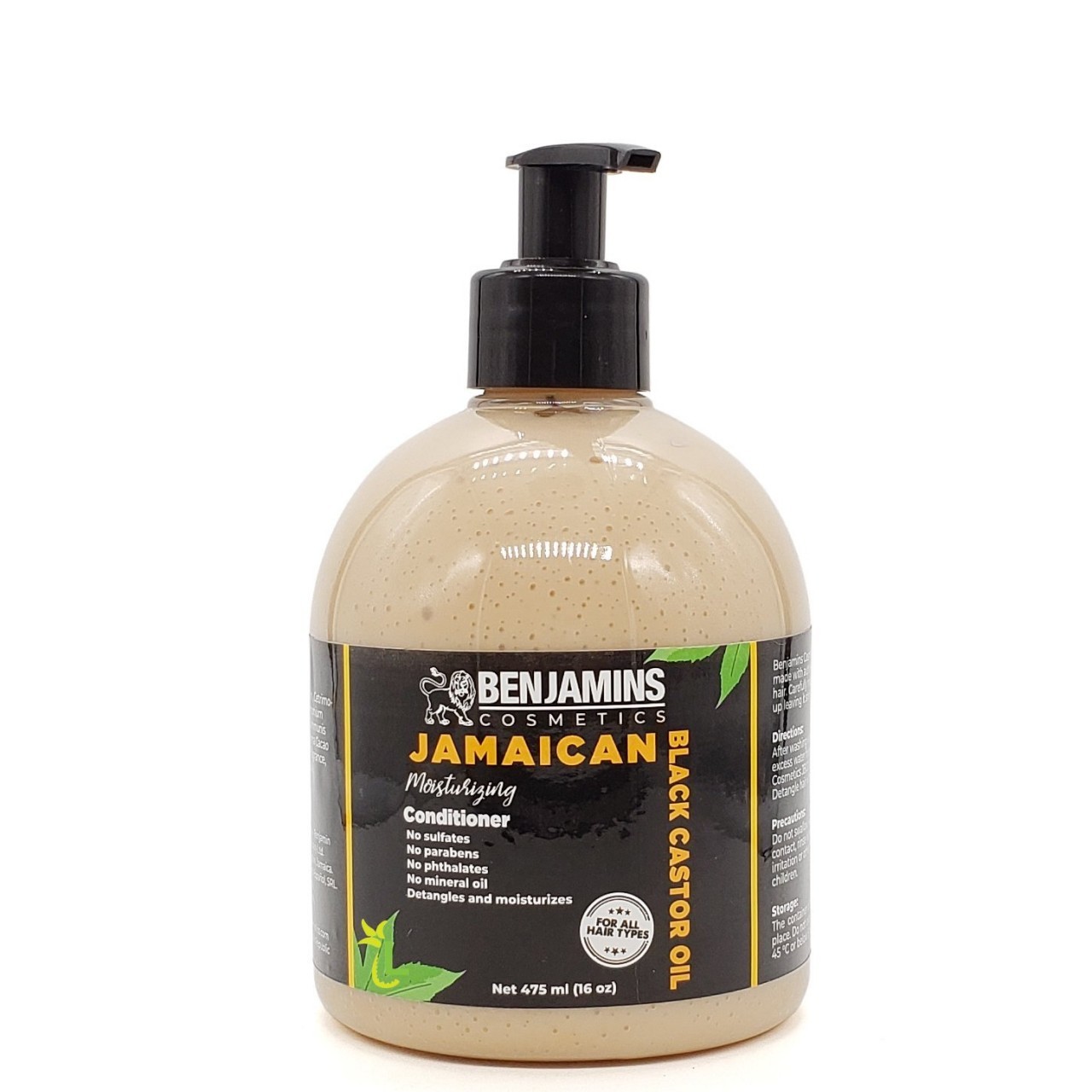 BENJAMINS CONDITION BLK CASTOR OIL 475ml