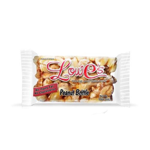 LOWES PEANUT BRITTLE 50g