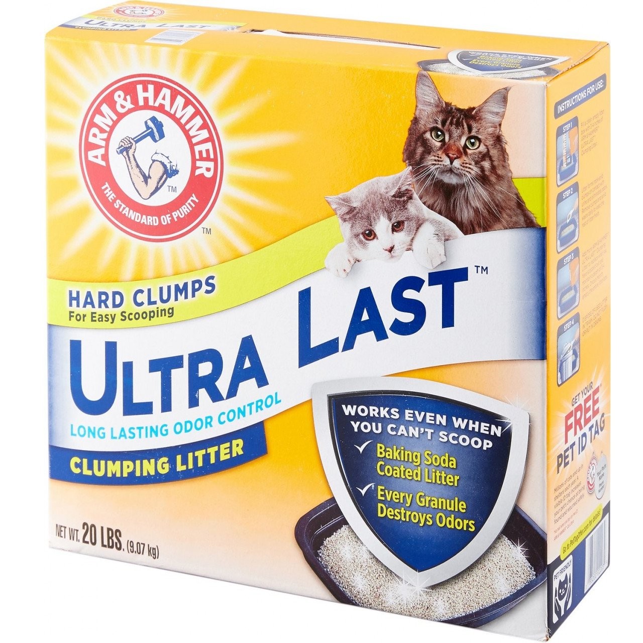 ARM & HMR CAT LITTER ULTRA LAST 20lb